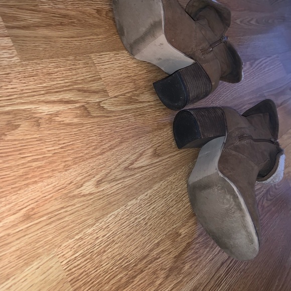 Forever 21 brown heel fur boots - Picture 4 of 8